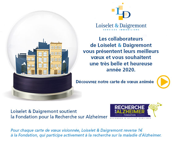 Les collaborateurs de Loiselet & Daigremont vous présentent leurs meilleurs voeux et vous souhaitent une tres belle et heureuse annee 2020