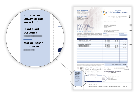 Identifiants LoDaWeb